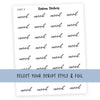 MOOD • Script Stickers - Station Stickers