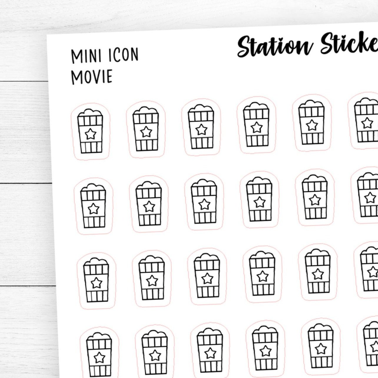 Movie Icon Stickers
