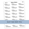 New Releases • Script Stickers