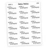 New Releases • Script Stickers