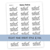 Order Groceries Script Stickers - Station Stickers
