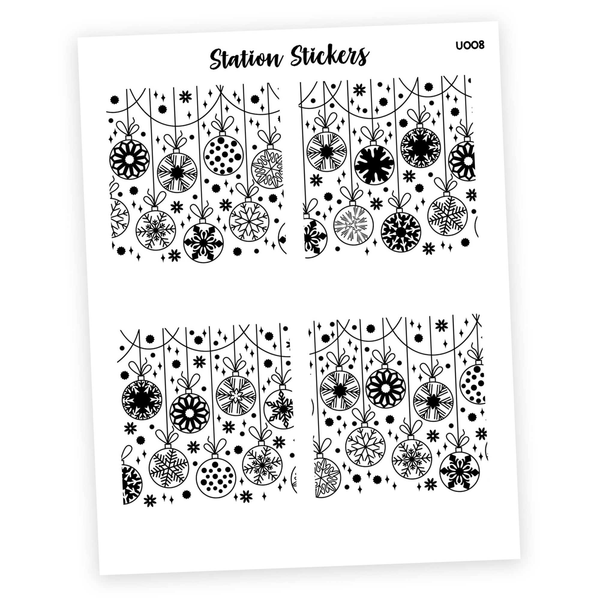 OVERLAY FULL BOX • HOLIDAY #2 - Station Stickers