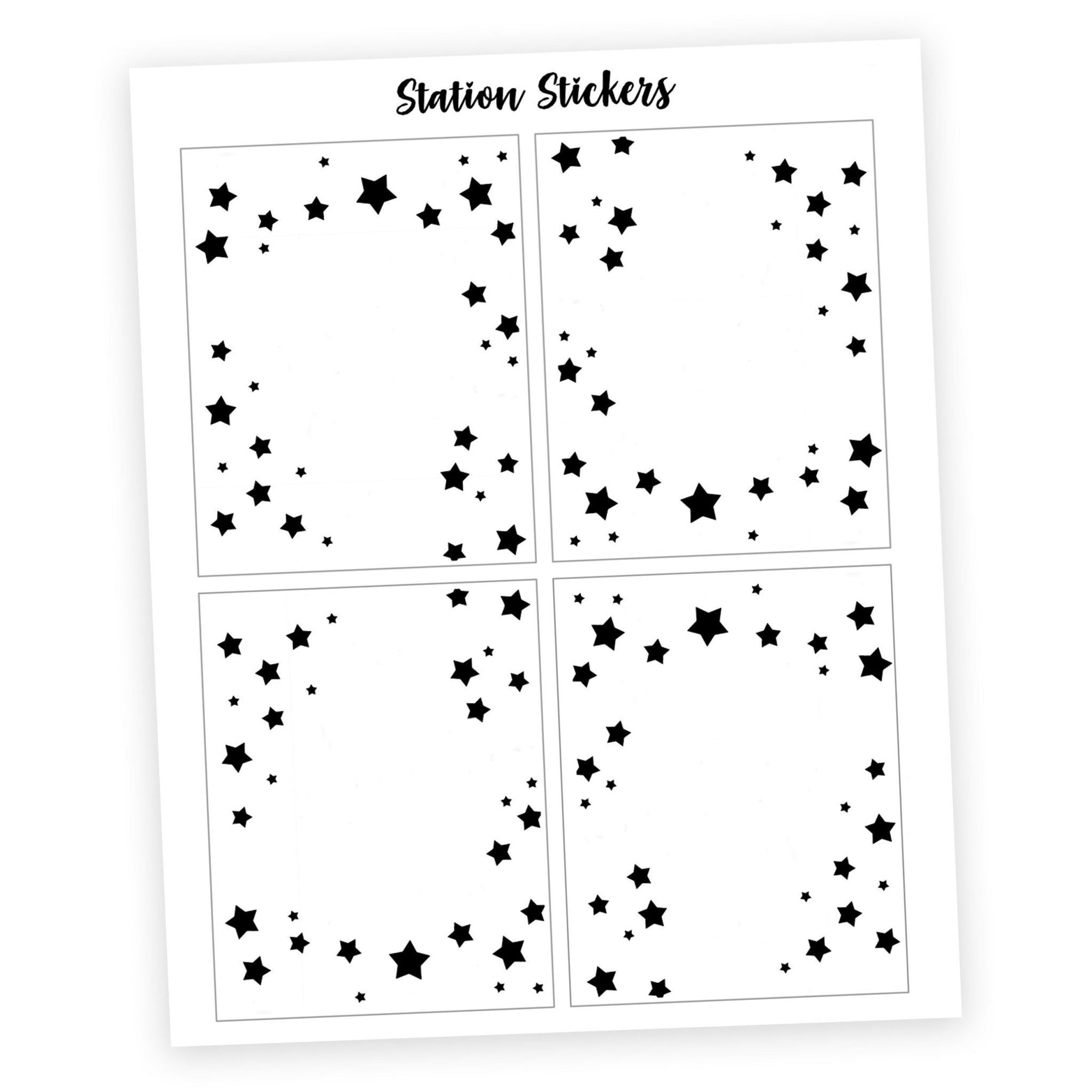 OVERLAY FULL BOX • STARS - Station Stickers