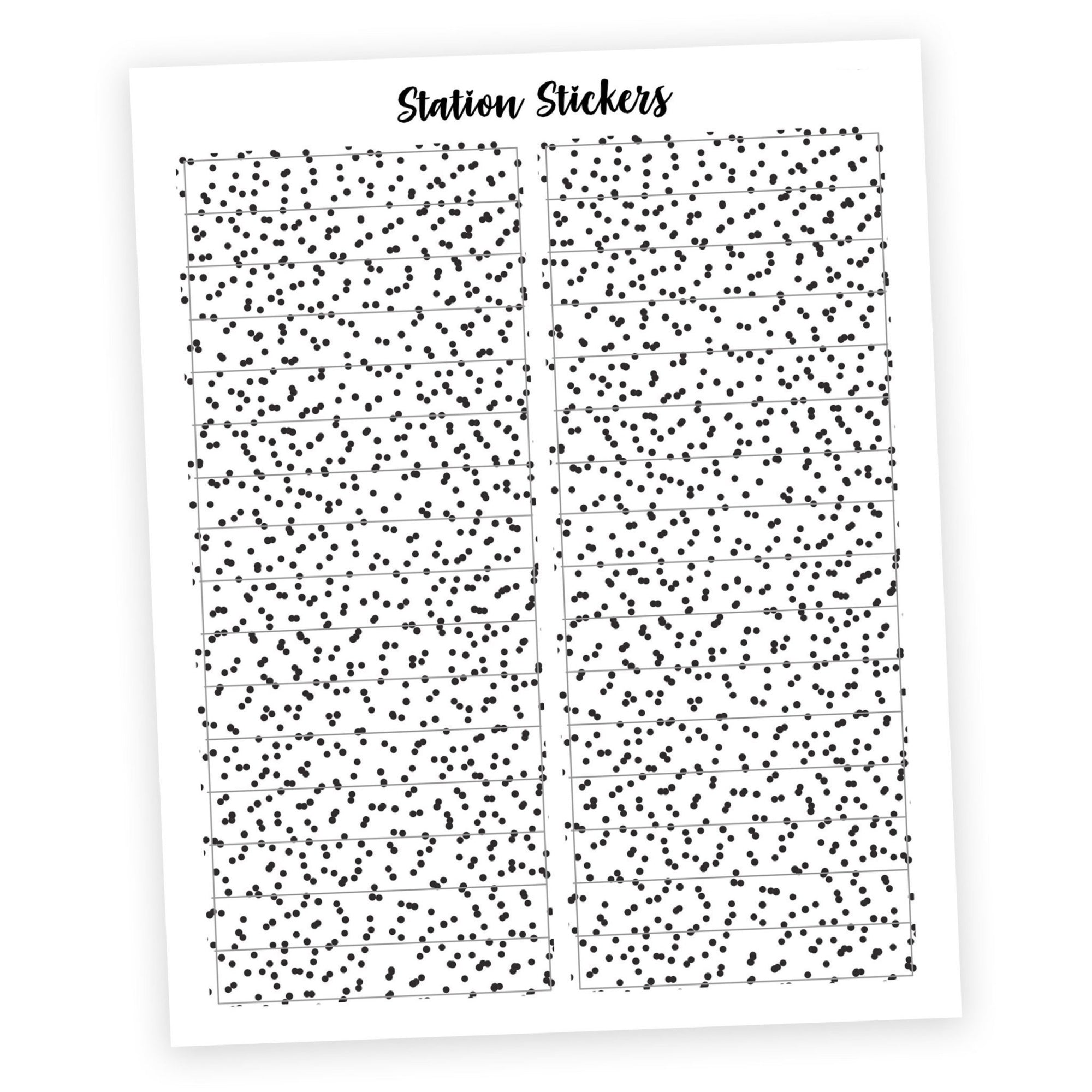 OVERLAY HEADER • CONFETTI - Station Stickers
