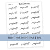 PAYROLL • Script Stickers