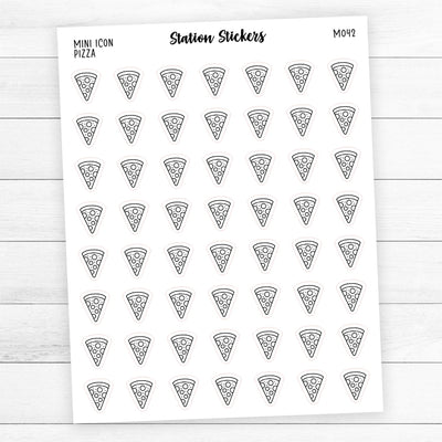Pizza Icon Stickers - Station Stickers