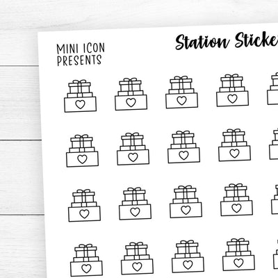 Presents Mini Icon Stickers - Station Stickers