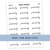 Priority • Script Stickers