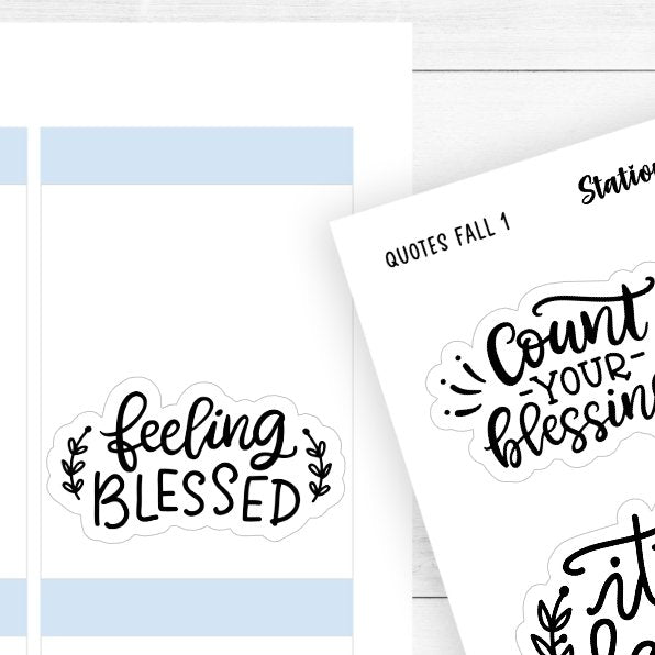 QUOTES • FALL 1 - Station Stickers