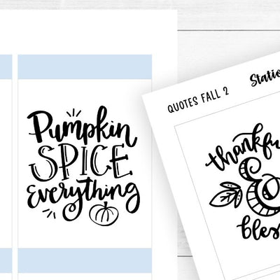 QUOTES • FALL 2 - Station Stickers