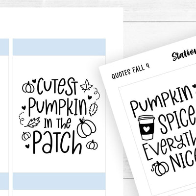 QUOTES • FALL 4 - Station Stickers