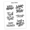 QUOTES • HALLOWEEN - Station Stickers