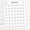 Rain Mini Icon Stickers - Station Stickers