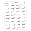 Read • Script Stickers - Station Stickers