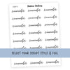 REMEMBER • Script Stickers - Station Stickers