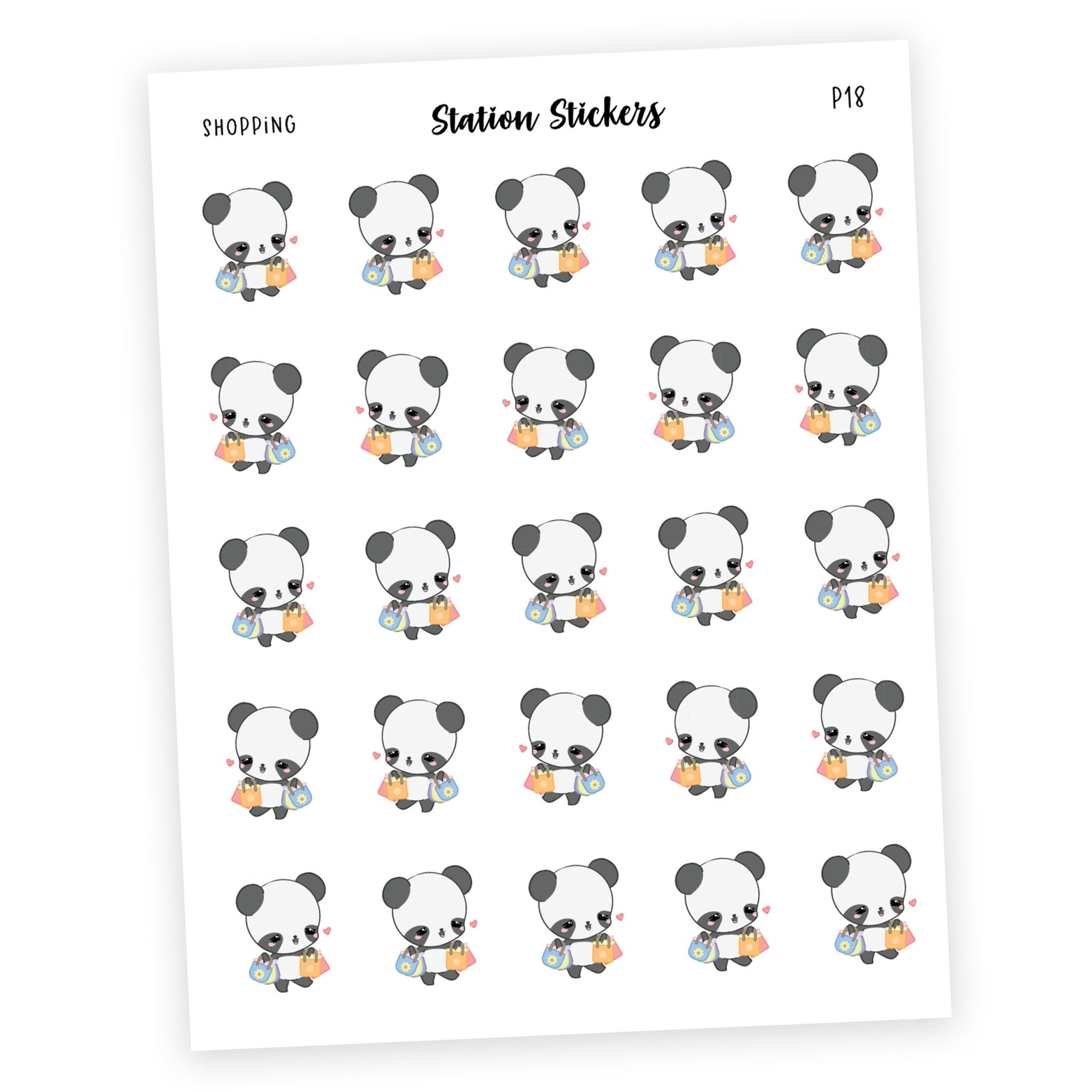 SHOPPING • PANDA [COMING 8/21] - Station Stickers