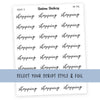 SHOPPING • Script Stickers