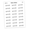 Sprouts • Script Stickers - Station Stickers