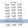 STRENGTH TRAINING • Script Stickers - Station Stickers