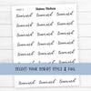Timecard • Script Stickers