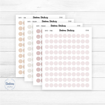 TRANSPARENT DOTS • SIGNATURE COLLECTION - Station Stickers