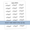 VET APPT • Script Stickers