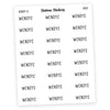 Wendys • Script Stickers - Station Stickers