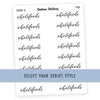 WHOLEFOODS • Script Stickers