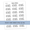 You Got This Mama Script Stickers